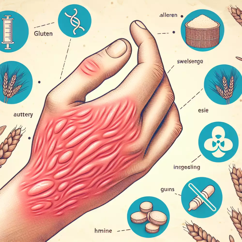 alergie na lepek projevy na kůži